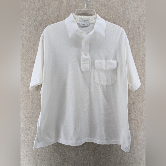 Christian Dior Men's White Polo Shirt, Size Large - Picture 1 of 5